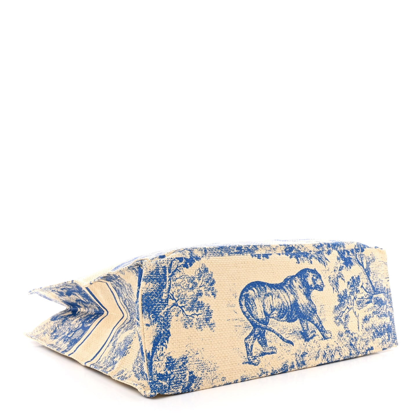 Straw Dioriviera Tote Blue