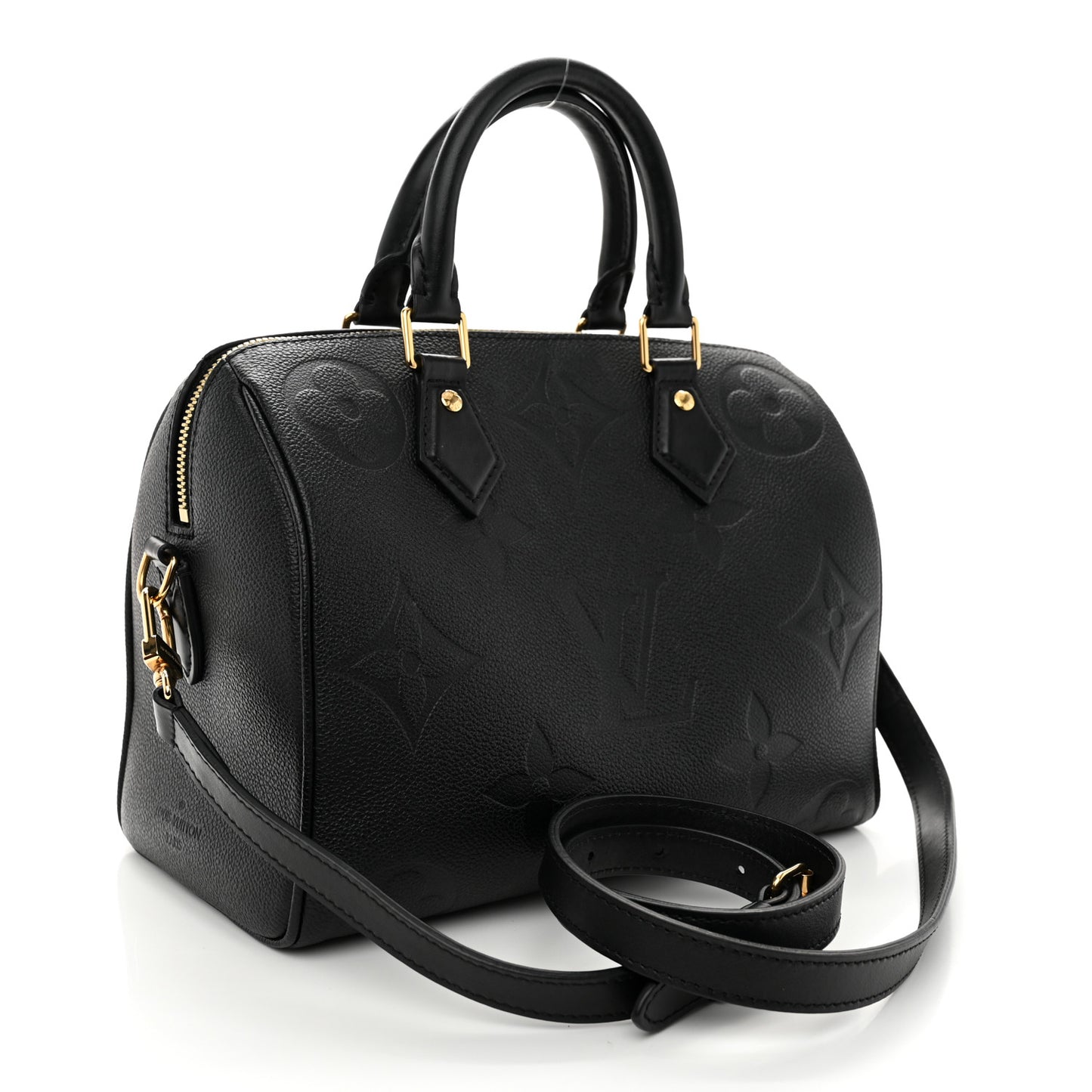 Empreinte Monogram Giant Speedy Bandouliere 25 Black
