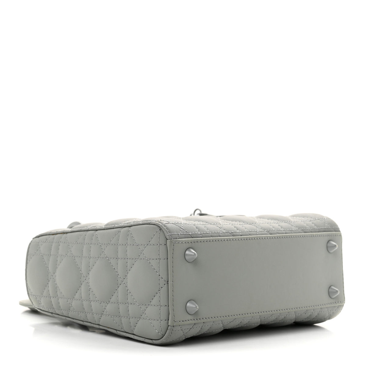 Ultra Matte Calfskin Cannage Small My ABCDior Lady Dior Grey