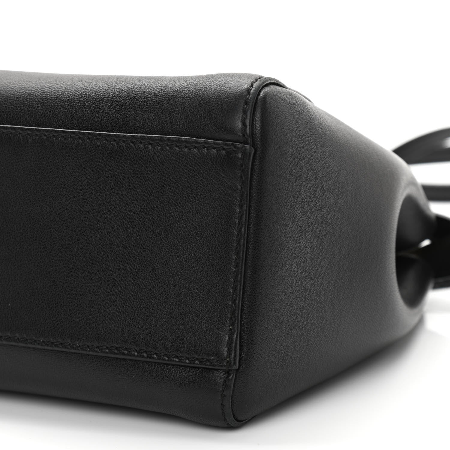 Fendi Nappa Mini Peekaboo Iconic Satchel Black 12 of 12