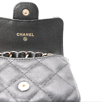 Chanel Caviar Quilted Mini Chain Belt Bag Black 6 of 12
