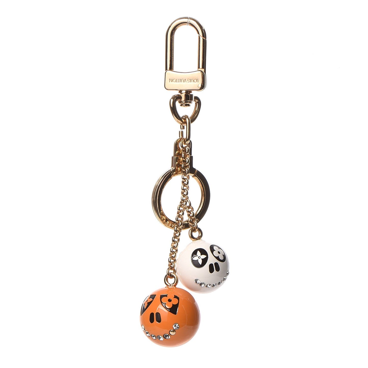 Halloween Jack and Lucie Key Holder Orange