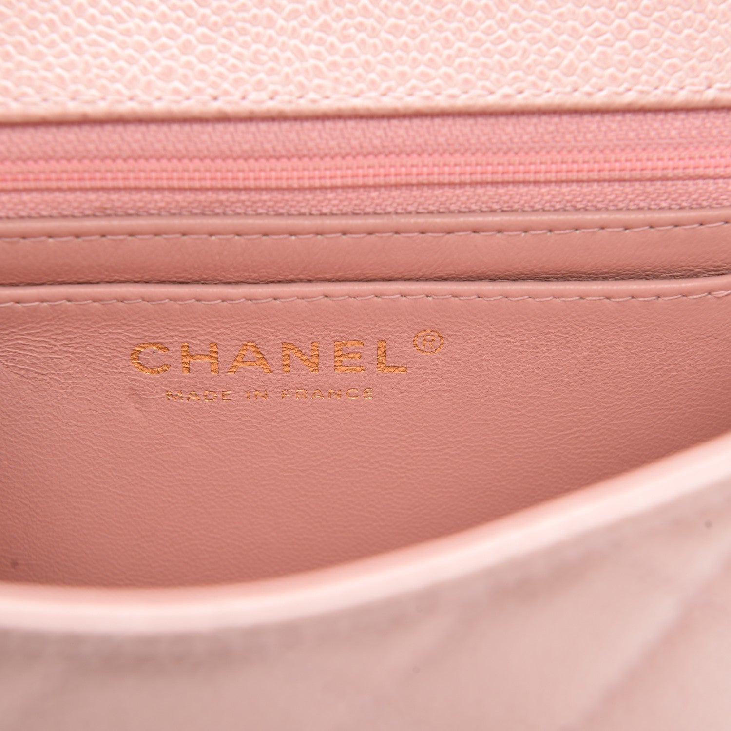 Chanel Caviar Quilted Mini Square Flap Pink 6 of 7