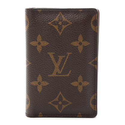 Louis Vuitton Monogram Pocket Organizer Card Holder NM 1 of 10