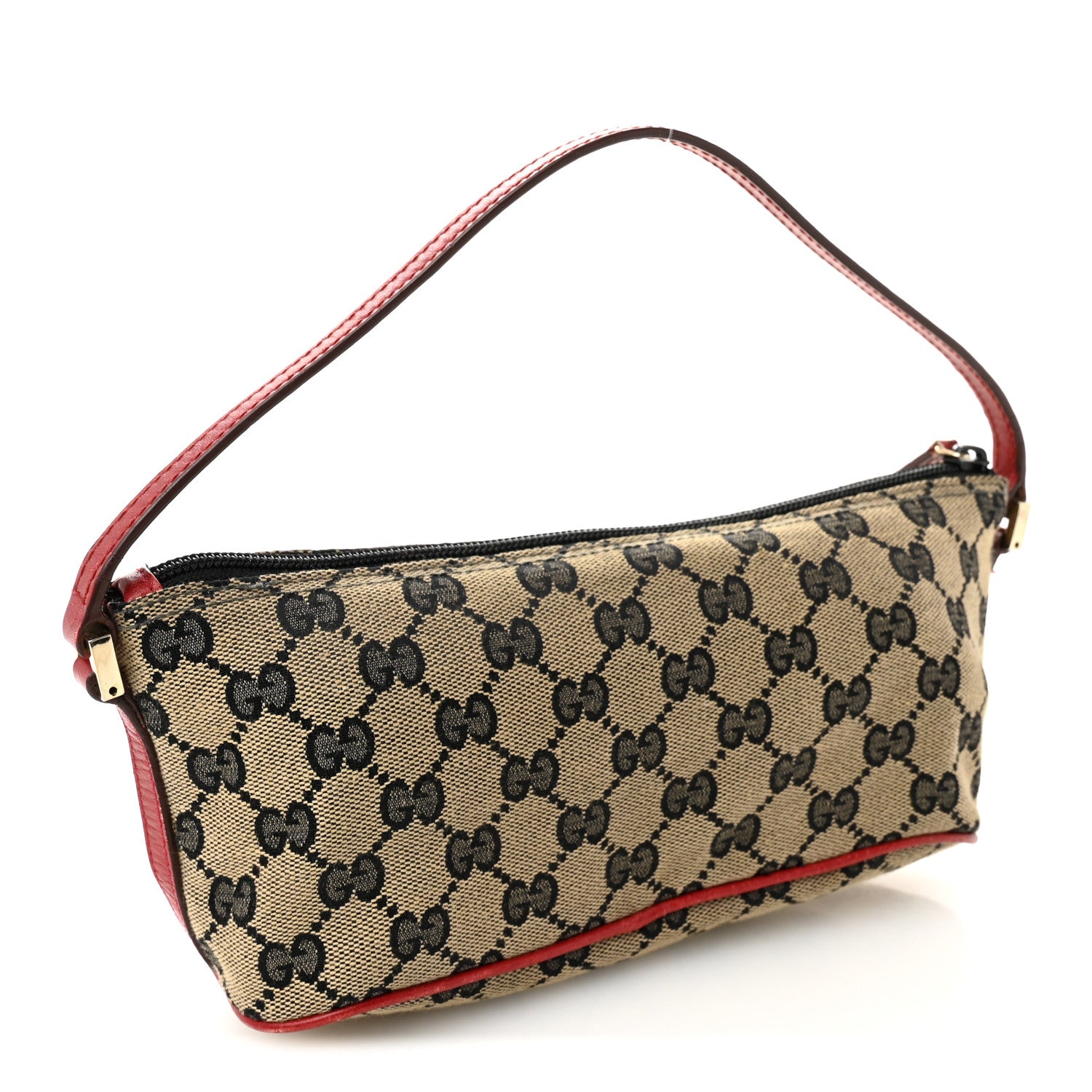 Gucci Monogram Boat Pochette Red 3 of 13