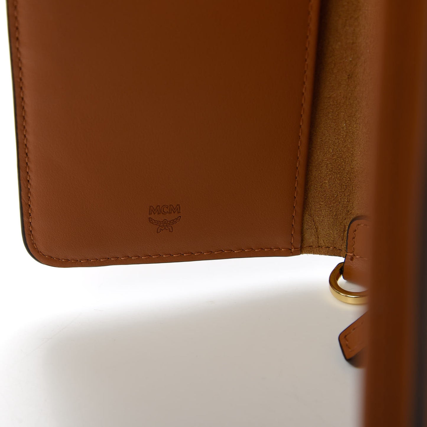 Visetos Chain Wallet Crossbody Cognac