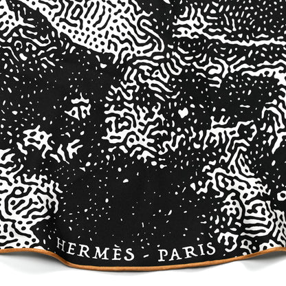 Hermes Cashmere Silk Clair De Lune Round Scarf 140 2 of 5