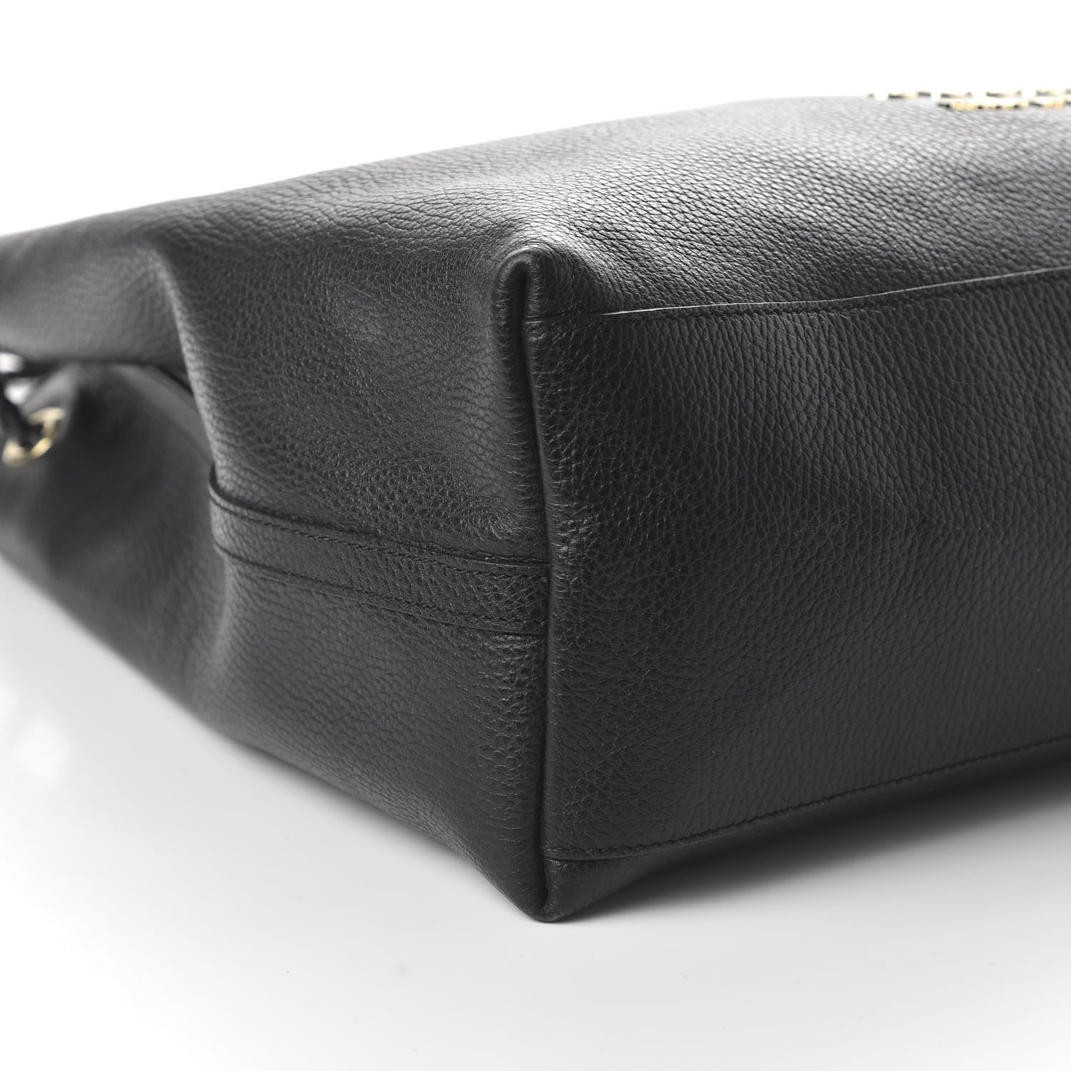 Gucci Calfskin Large Gifford Braided Handle Tote Black 6 of 10