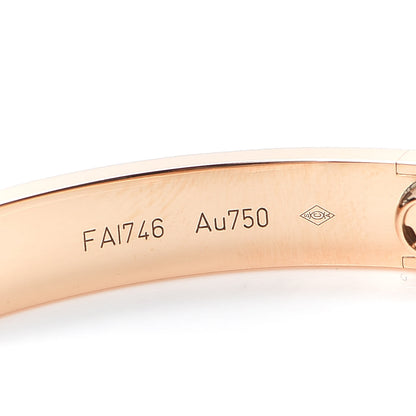 Cartier 18K Pink Gold LOVE Bracelet 19 5 of 7