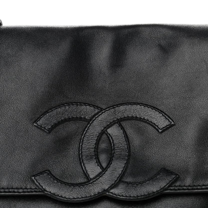 Chanel Lambskin CC Shoulder Flap Bag Black 8 of 12