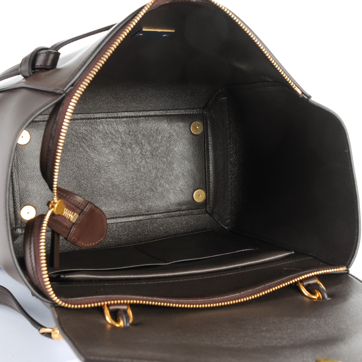 Celine Supersoft Calfskin Mini Belt Bag Wood 5 of 8