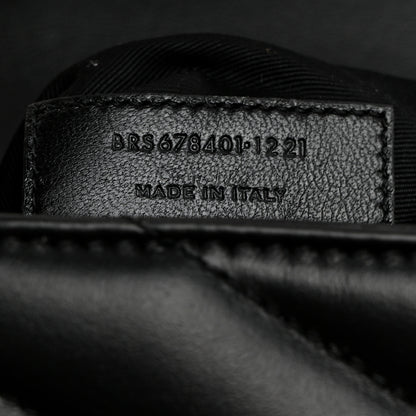 Saint Laurent Calfskin Y Quilted Monogram Toy Loulou Crossbody Bag Black 8 of 11