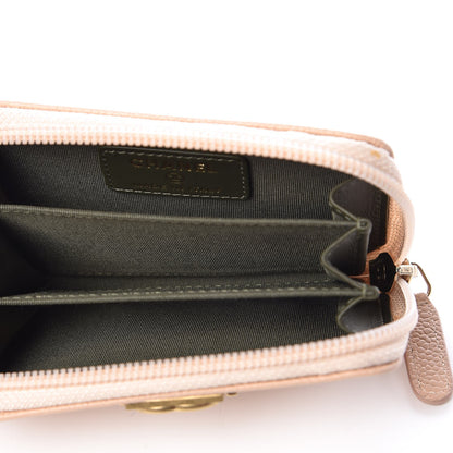 Chanel Caviar Quilted Boy Zip Around Coin Purse Wallet Beige Clair 5 of 8