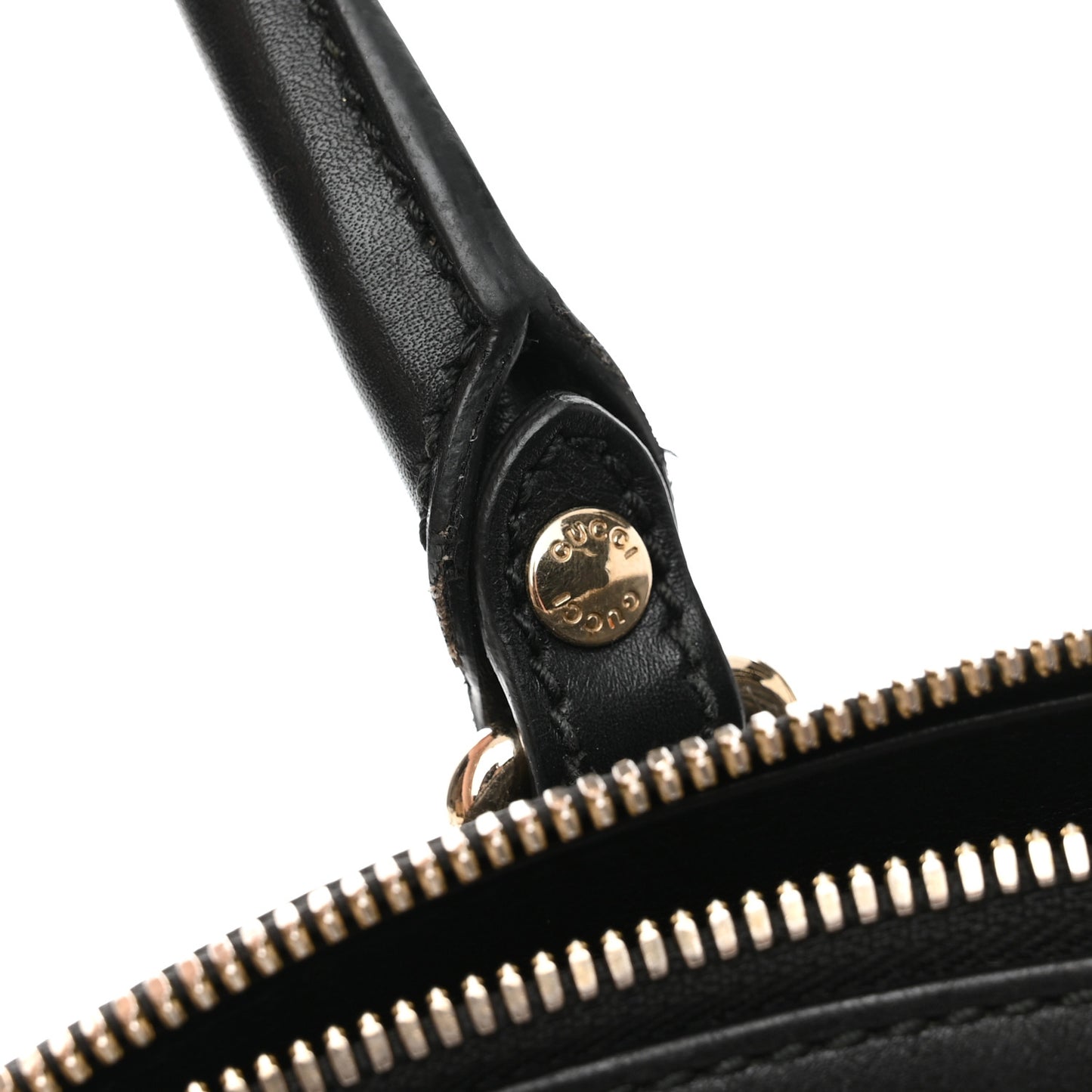 Soft Microguccissima Dome Satchel Black