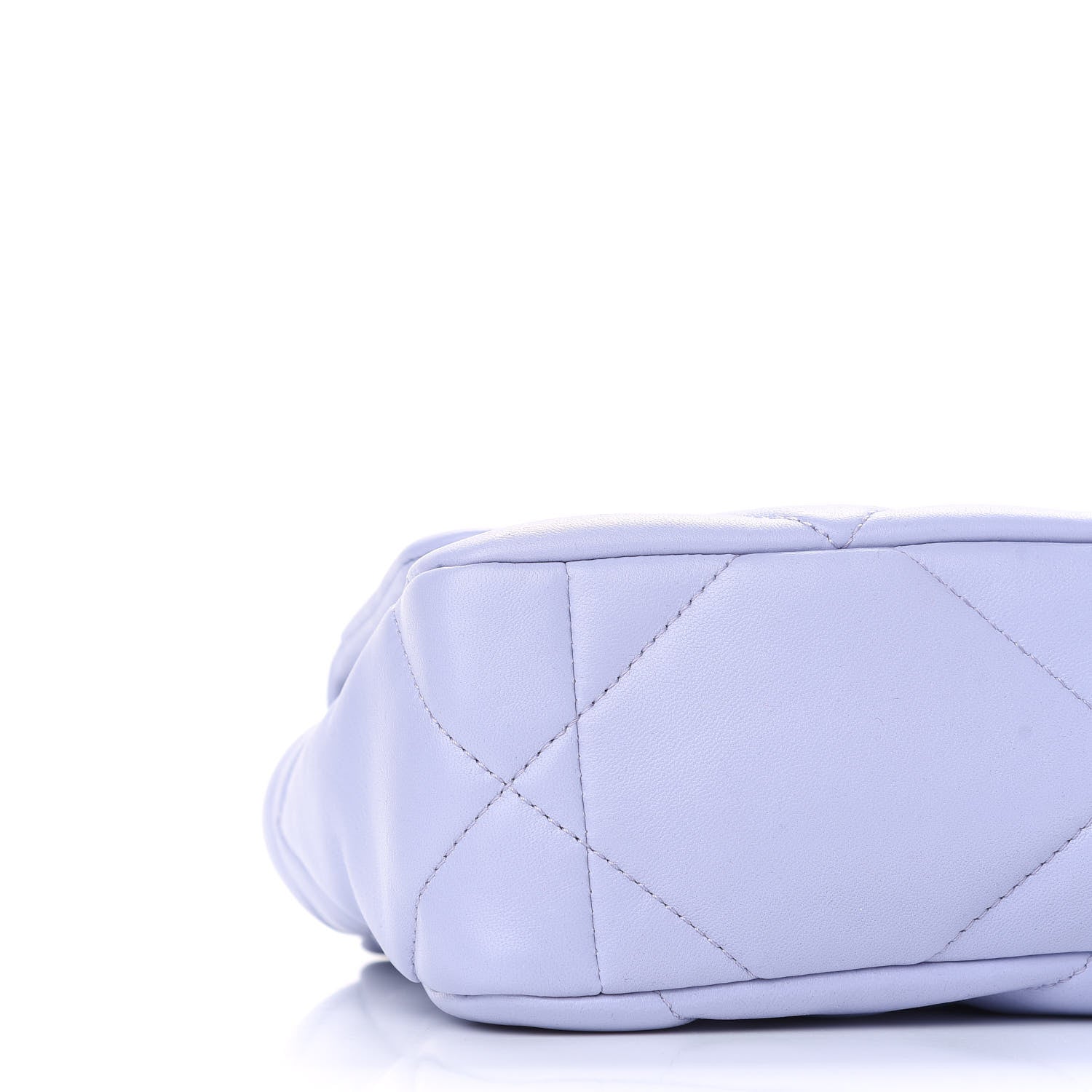 Chanel Lambskin Quilted Medium Chanel 19 Flap Light Purple 7 of 9