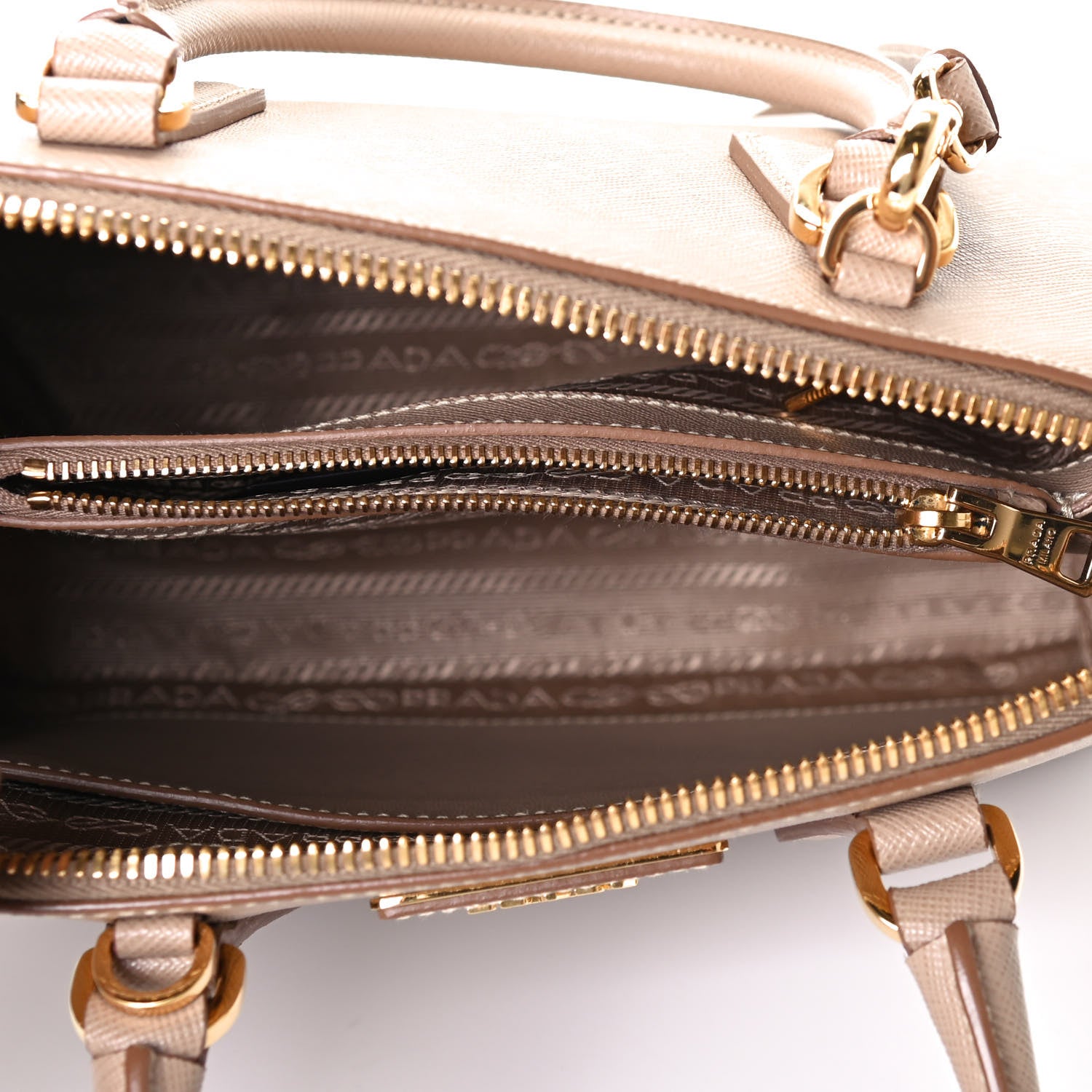 Prada Saffiano Lux Small Promenade Tote Cammeo 4 of 4