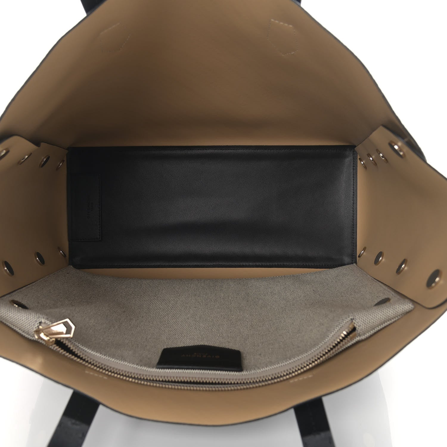 Givenchy Calfskin Chain Embossed Medium Bond Shopper Tote Black 5 of 10