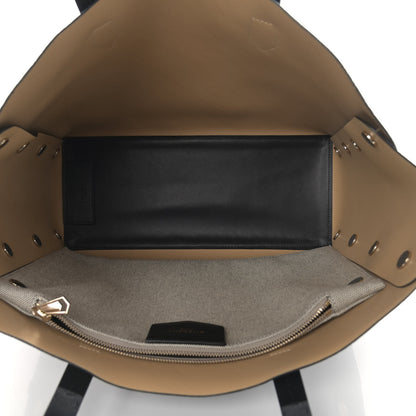 Givenchy Calfskin Chain Embossed Medium Bond Shopper Tote Black 5 of 10