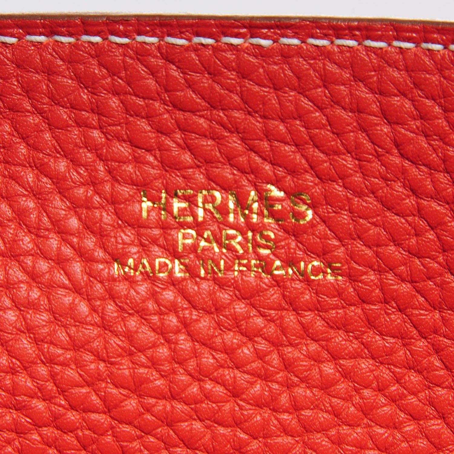 Hermes Taurillon Clemence Double Sens 45 Reversible Tote Peony Sanguine 7 of 8