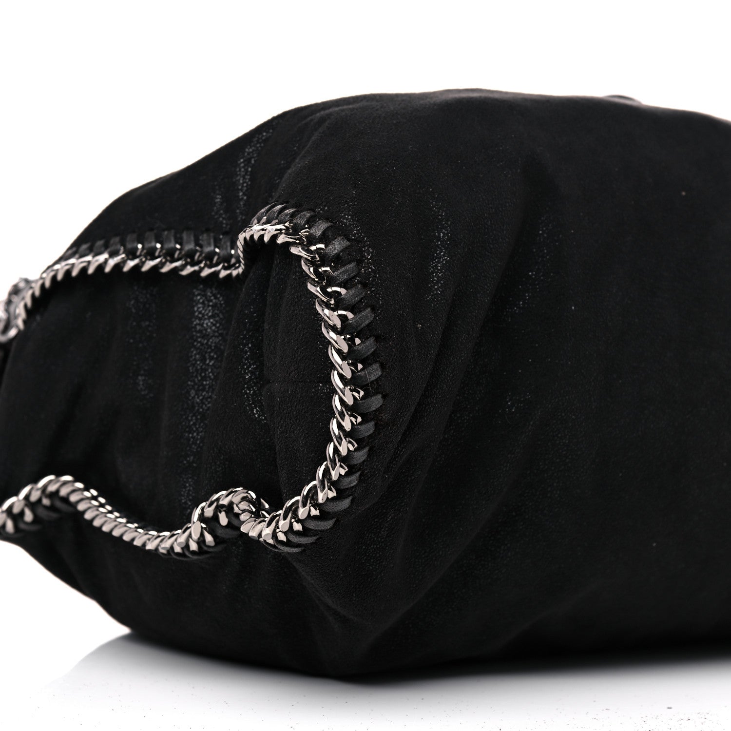 Stella McCartney Shaggy Deer Big Falabella Tote Black 6 of 17