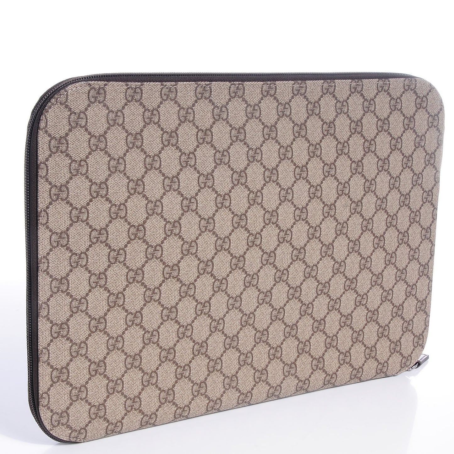 GG Plus Monogram Portfolio Brown