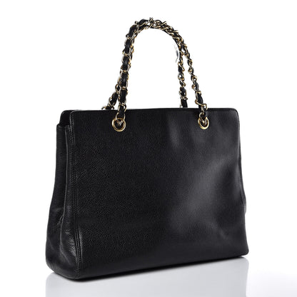 Chanel Caviar Shoulder Bag Black 3 of 9