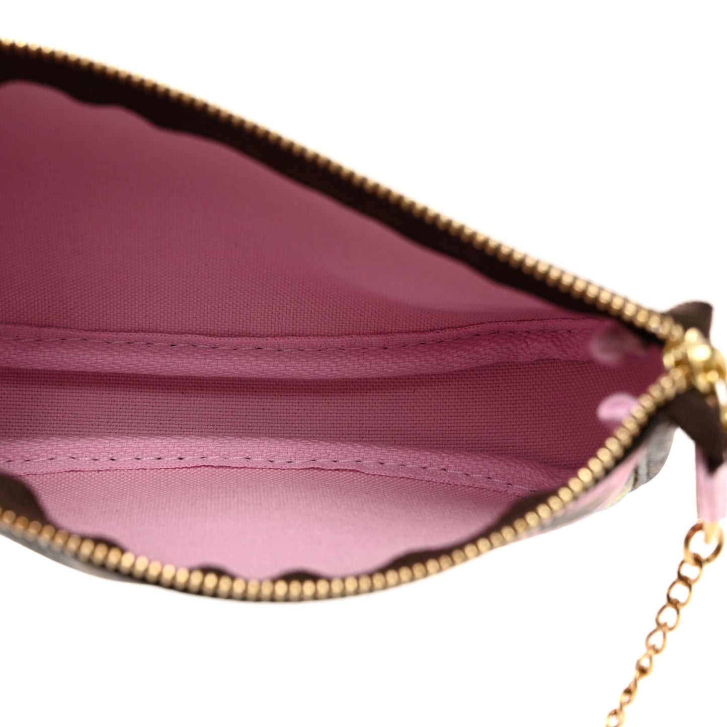 Monogram 2021 Christmas Animation Japanese Garden Mini Pochette Accessories Wisteria Pink