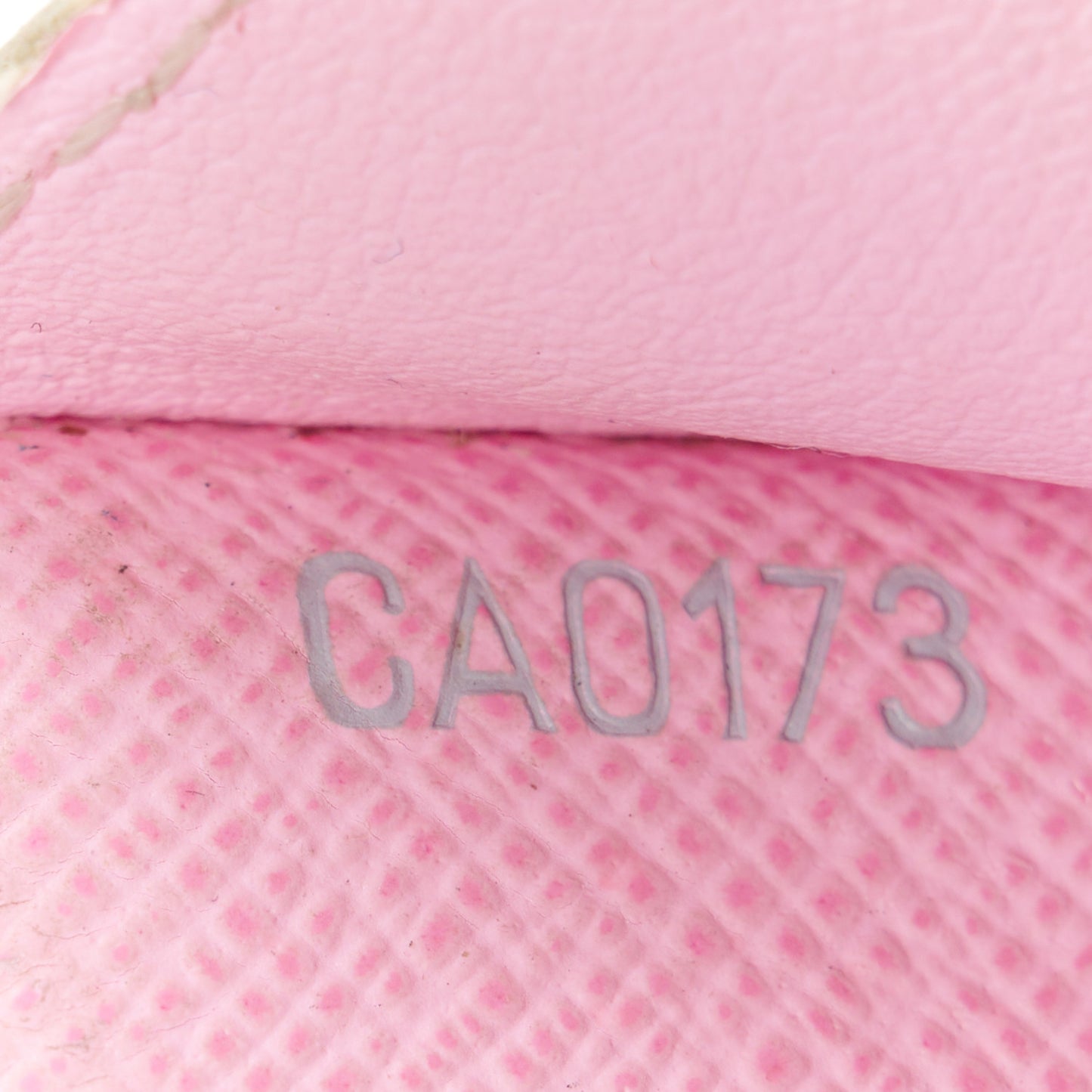 Monogram Multicolor Key Pouch White Litchi