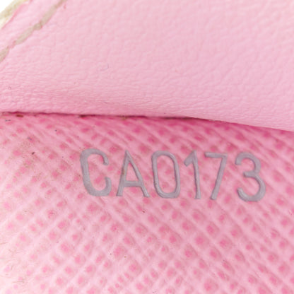Louis Vuitton Monogram Multicolor Key Pouch White Litchi 7 of 9
