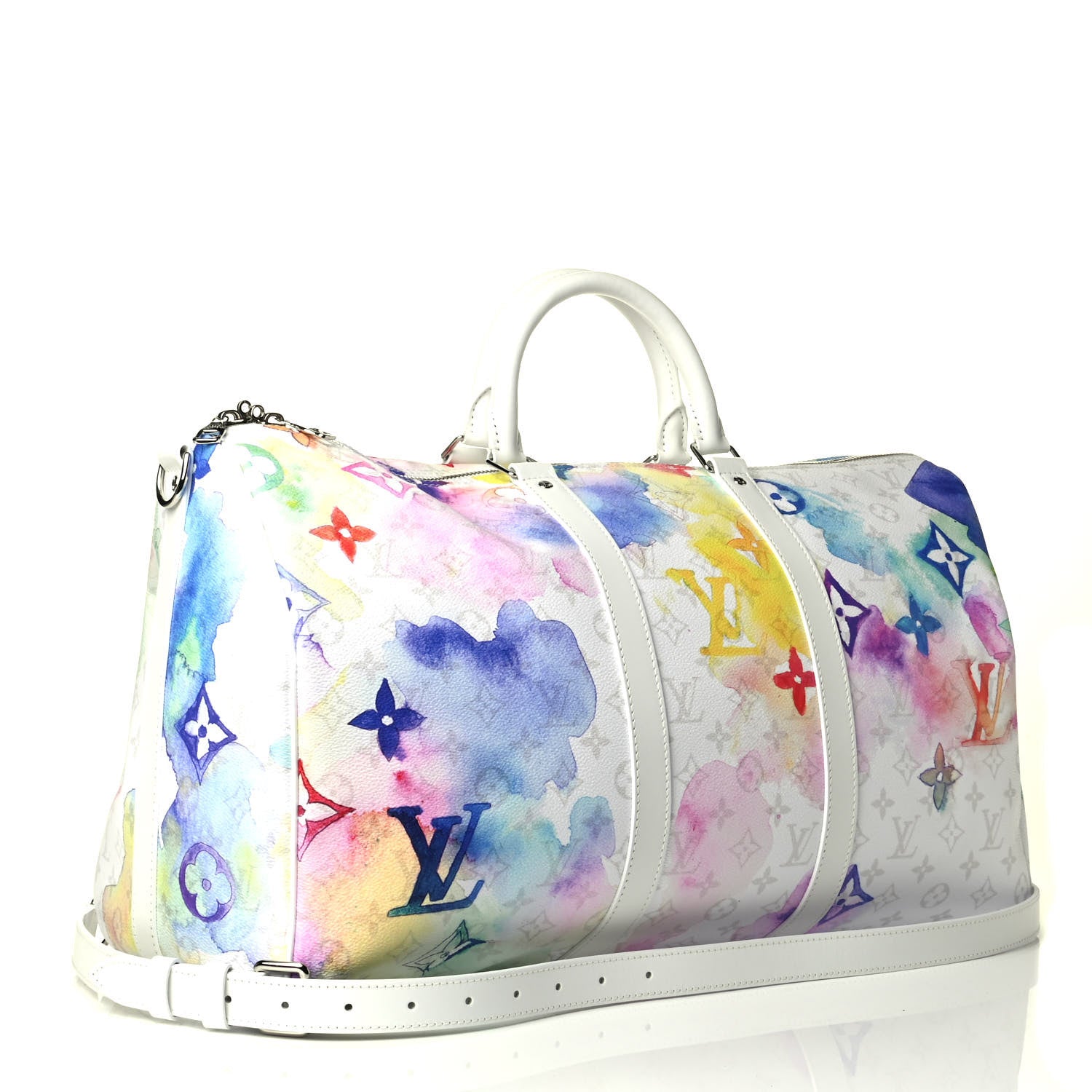 Louis Vuitton Monogram Watercolor Keepall Bandouliere 50 Multicolor 2 of 4