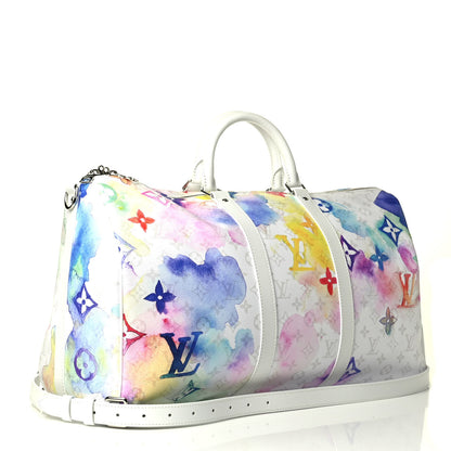 Louis Vuitton Monogram Watercolor Keepall Bandouliere 50 Multicolor 2 of 4