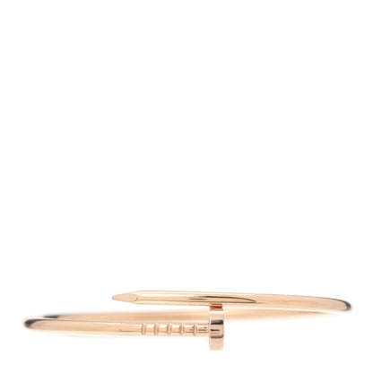 Cartier 18K Pink Gold Small Juste Un Clou Bracelet 15 1 of 5