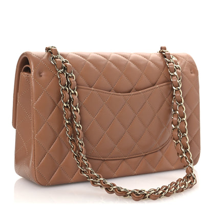 Chanel Lambskin Quilted Medium Double Flap Brown 3 of 13