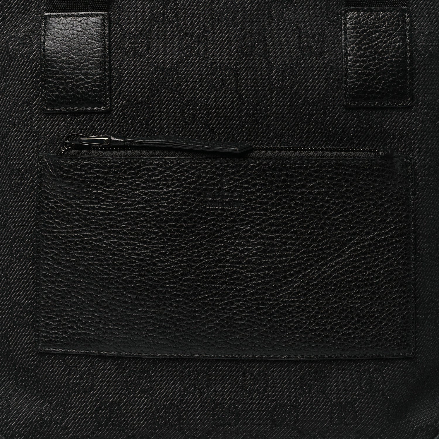 Gucci Monogram Tote Bag Black 7 of 9