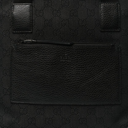 Gucci Monogram Tote Bag Black 7 of 9