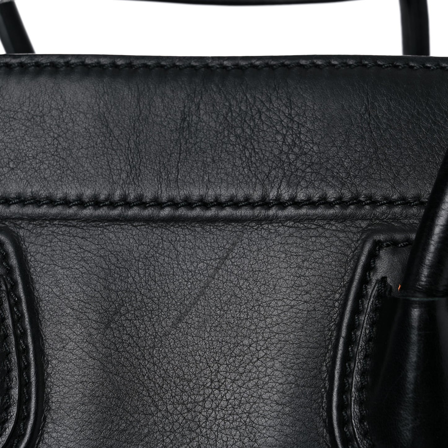 Supple Calfskin Medium Phantom Luggage Black