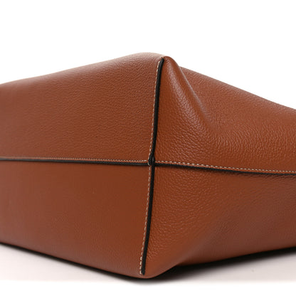 Celine Grained Calfskin Triomphe Medium Cabas Anais Tan 9 of 9
