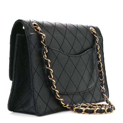 Chanel Caviar Quilted Medium Single Flap Black 3 of 11