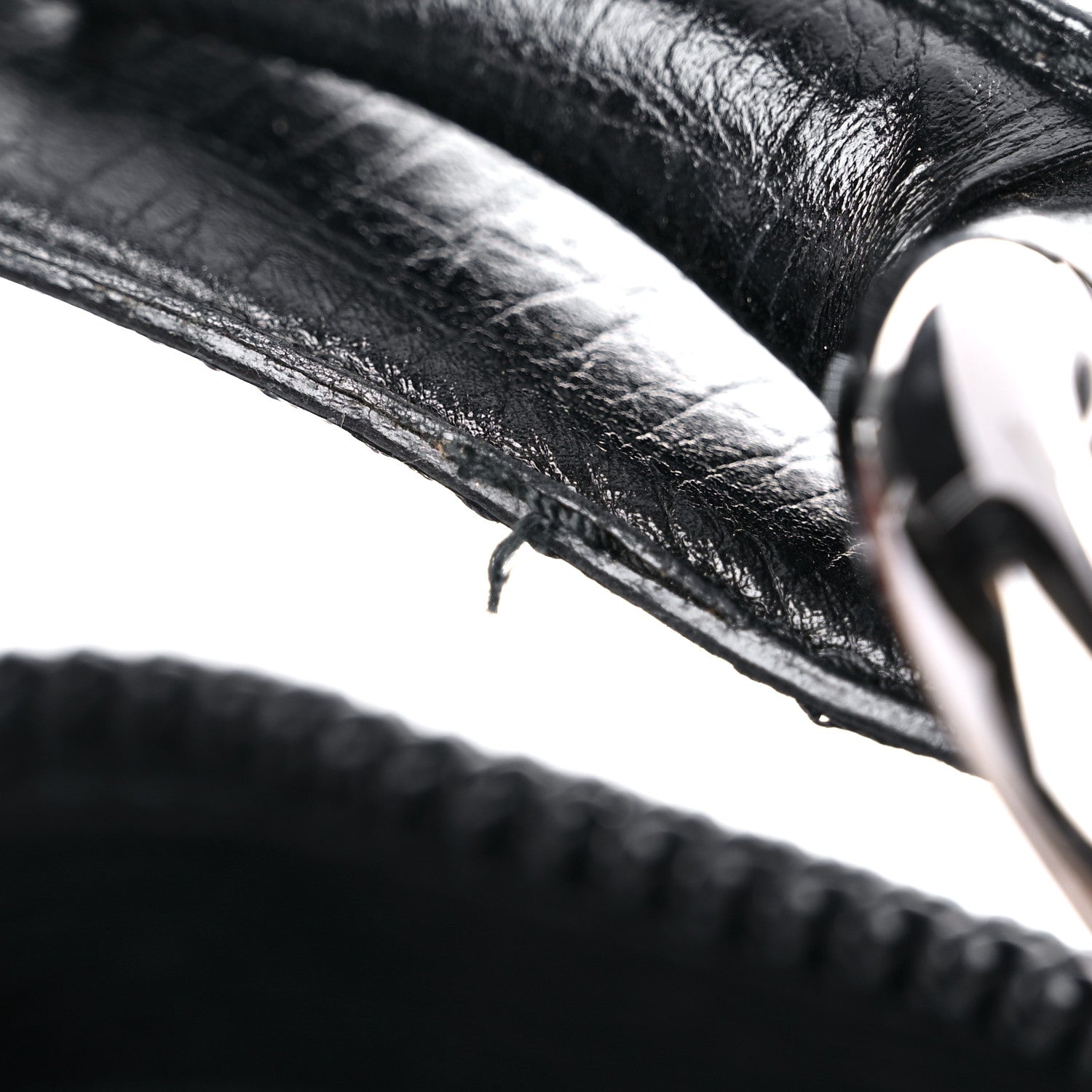 Gucci Monogram Large Horsebit Chain Hobo Black 12 of 16