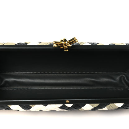 Bottega Veneta Nappa Intrecciato Stretch Knot Box Clutch Black Multicolor 5 of 7