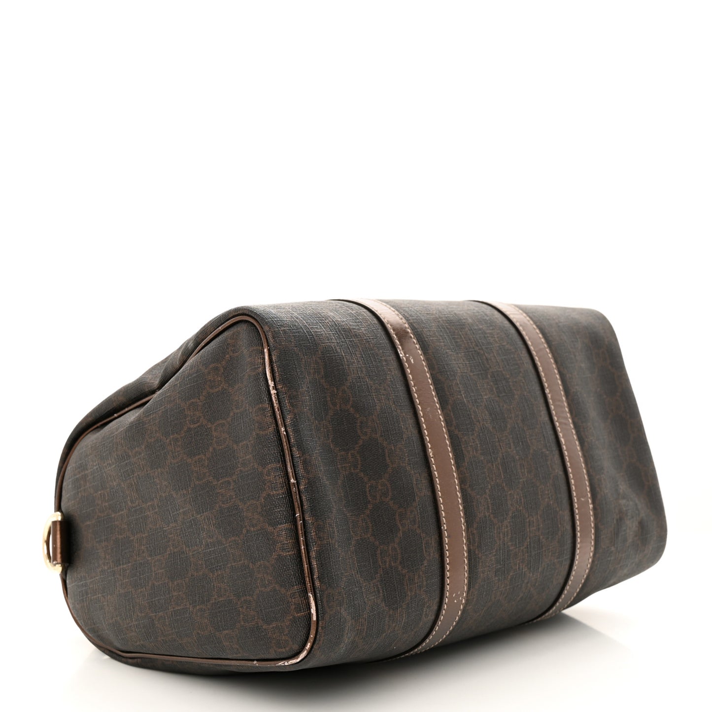 GG Supreme Monogram Medium Joy Boston Dark Brown Bronze