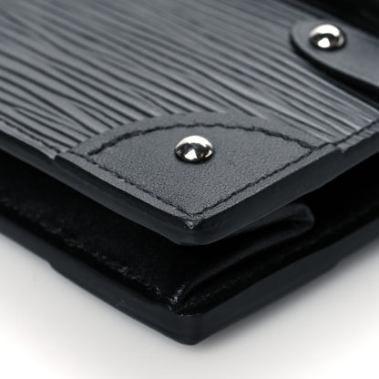 Louis Vuitton Epi Trunk Chain Wallet Black 9 of 9
