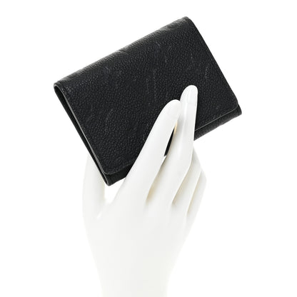 Louis Vuitton Empreinte Business Card Holder Black 2 of 13