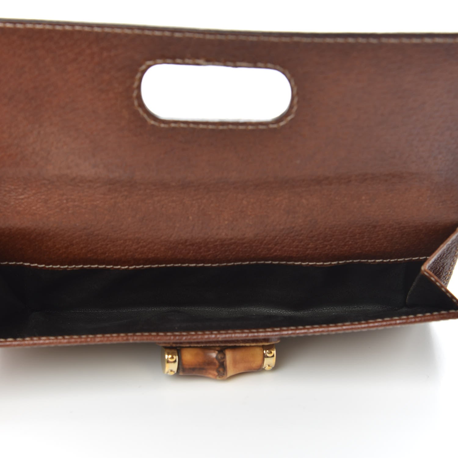 Gucci Monogram Bamboo Continental Wallet Brown 6 of 14