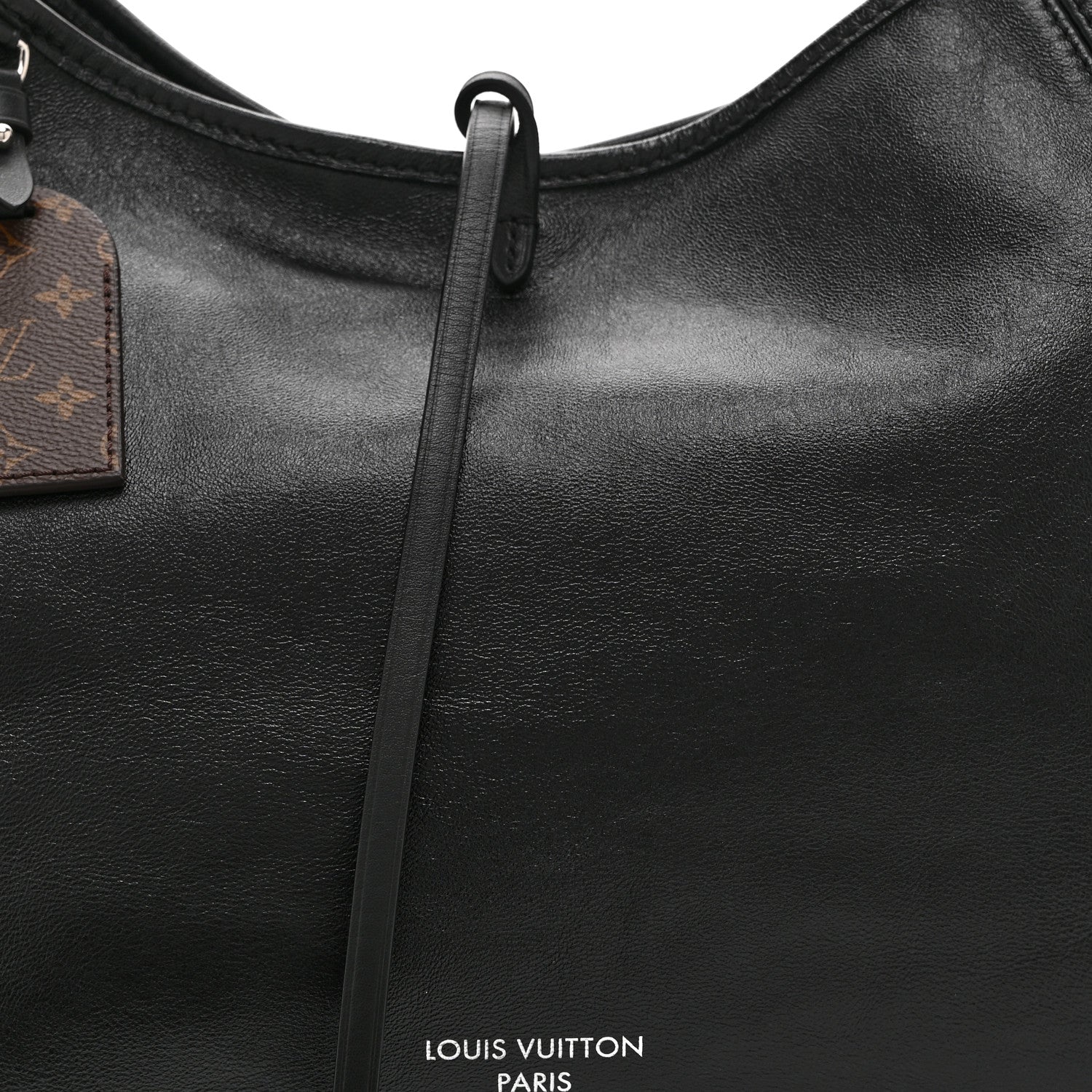 Louis Vuitton Lambskin CarryAll Vibe MM Black 8 of 10