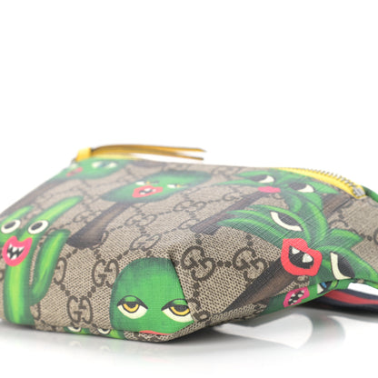 Gucci GG Supreme Monogram Smiling Plants Childrens Belt Bag Multicolor 10 of 10