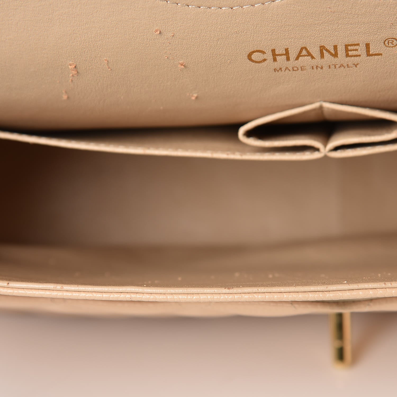 Chanel Caviar Quilted Jumbo Double Flap Beige Clair 10 of 15