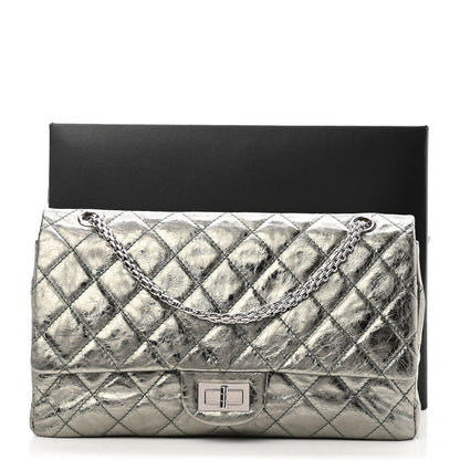 Chanel Metallic Aged Calfskin Quilted 2.55 Reissue 227 Flap Vert Fonce 11 of 11