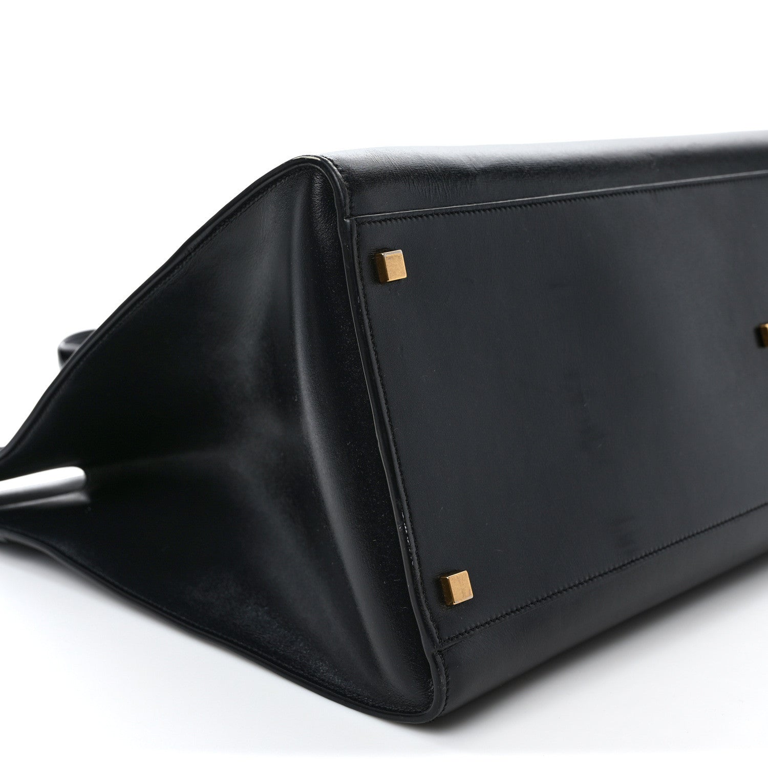 Saint Laurent Calfskin Large Manhattan Shopper Tote Black 7 of 9