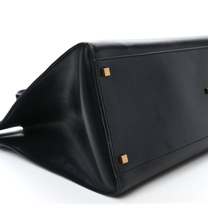 Saint Laurent Calfskin Large Manhattan Shopper Tote Black 7 of 9